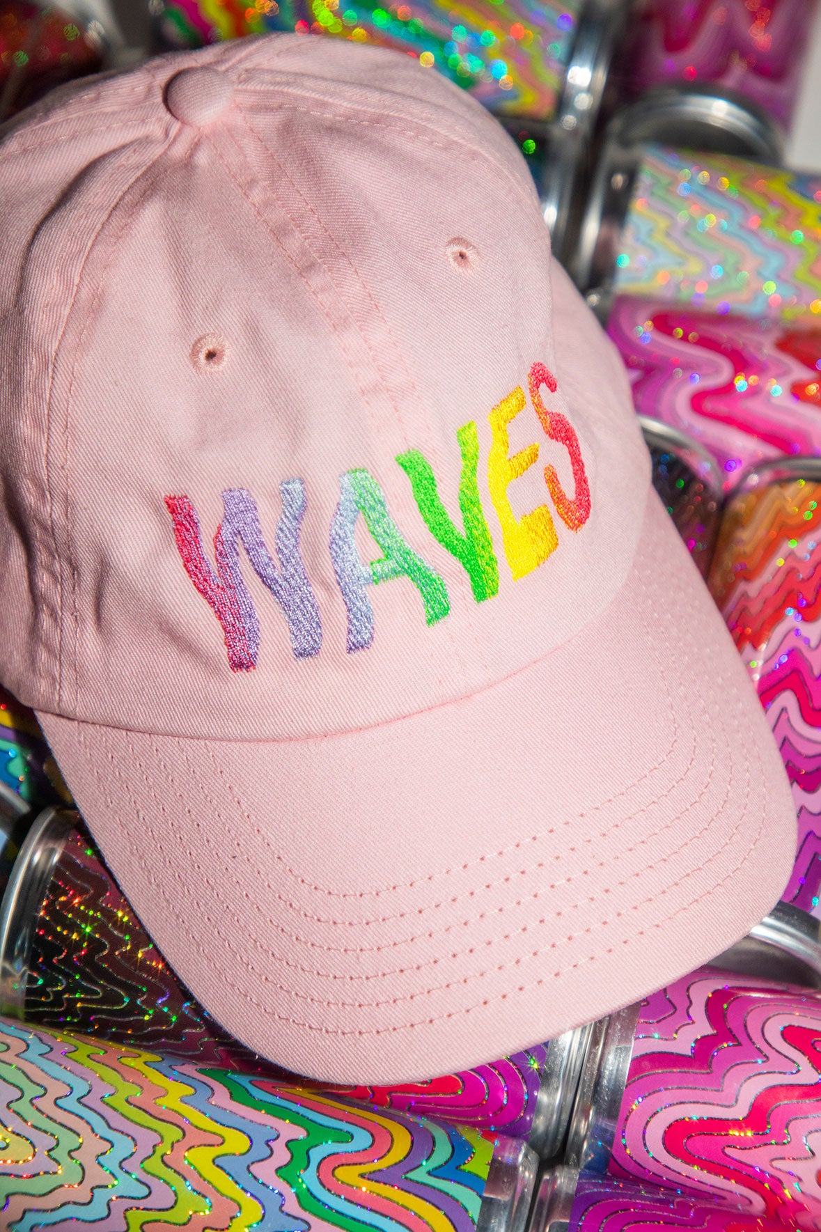 WAVES Logo Cap - Pink