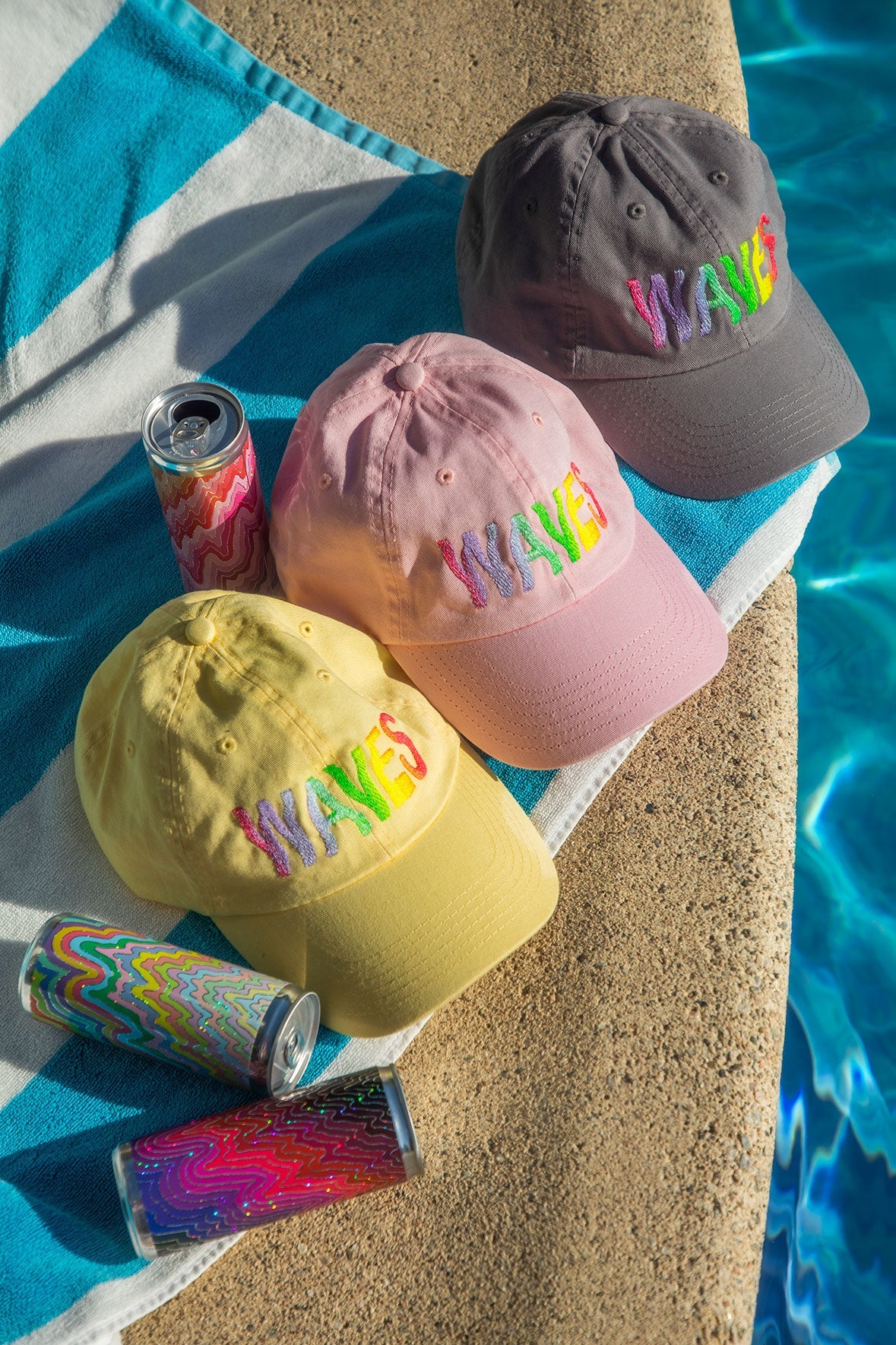 WAVES Logo Cap - Pink