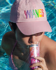 WAVES Logo Cap - Pink