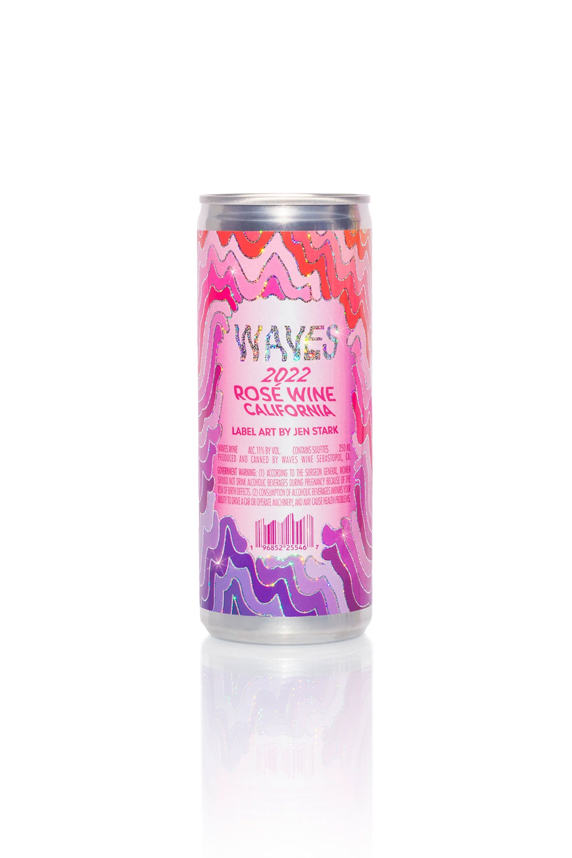 WAVES-2022-White-rose-6-pack – Las Jaras Wines